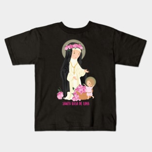 Saint Rose of Lima Kids T-Shirt